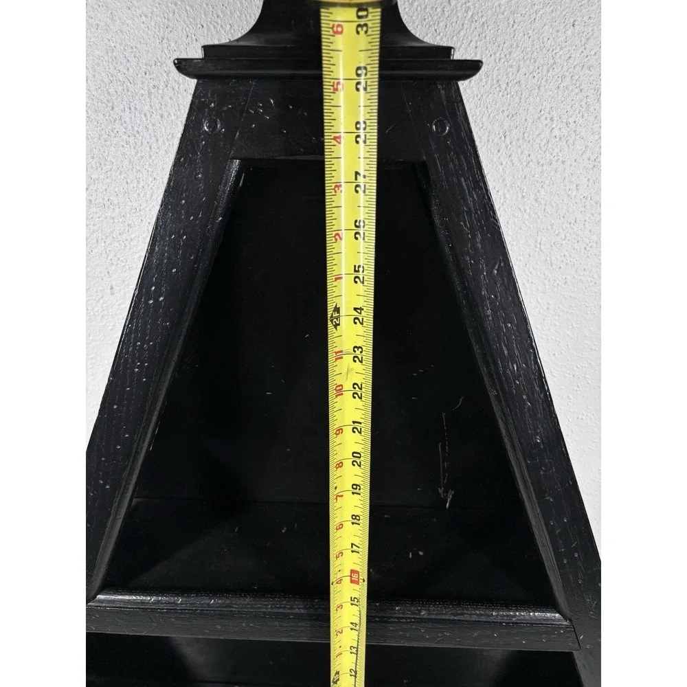 Antique Stiffel Pyramid Wooden Shelf Wall Mount Book Crystal Stand 2.25 Ft Tall*